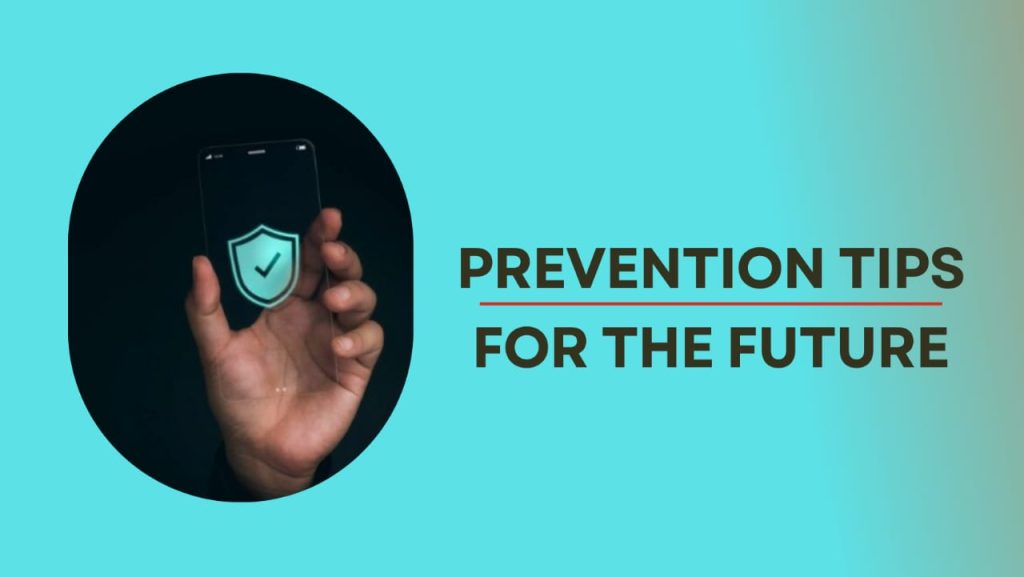 Prevention Tips for the Future