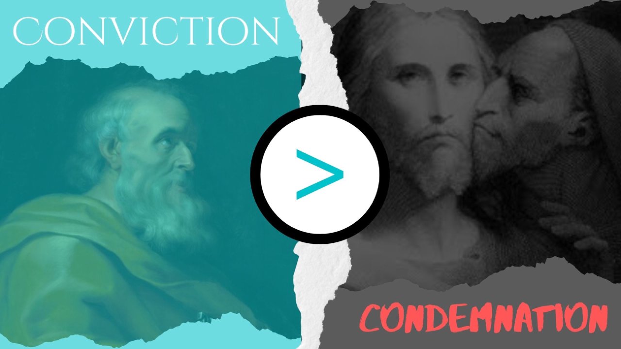 conviction vs condemnation
