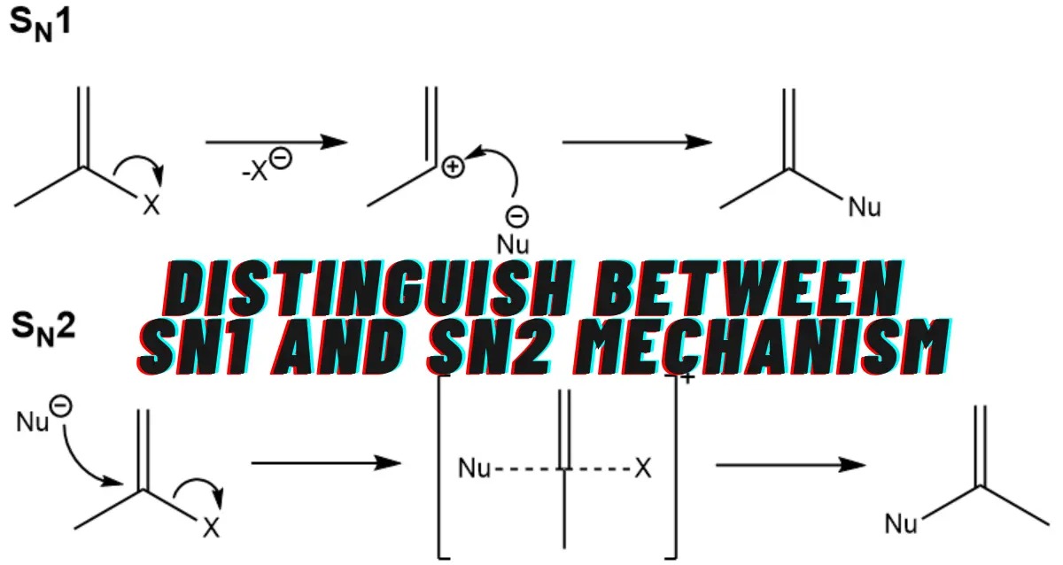 Distinguish Between SN1 and SN2 Mechanism