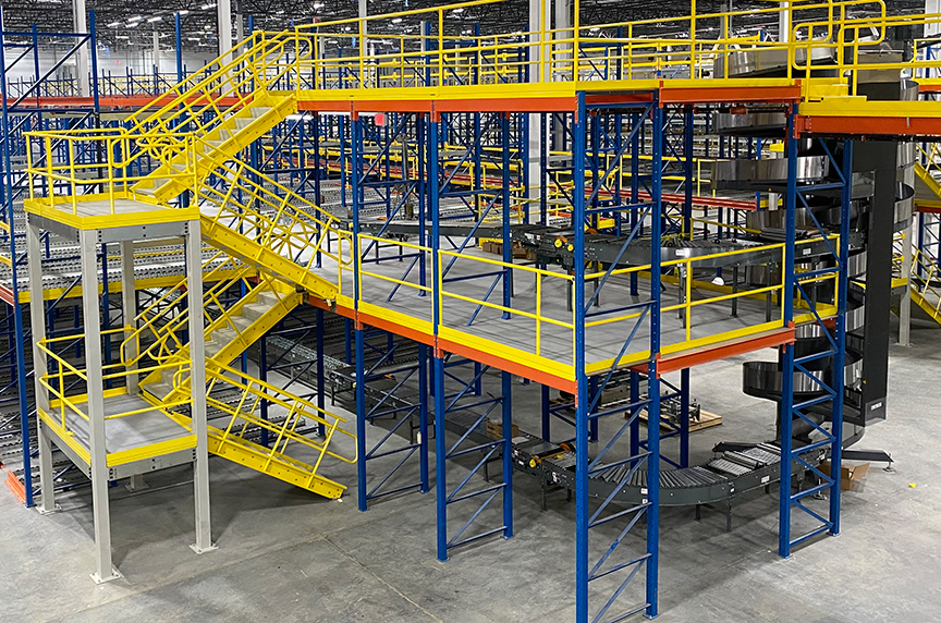 Maximize Warehouse Space: 5 Benefits of Mezzanine Platforms