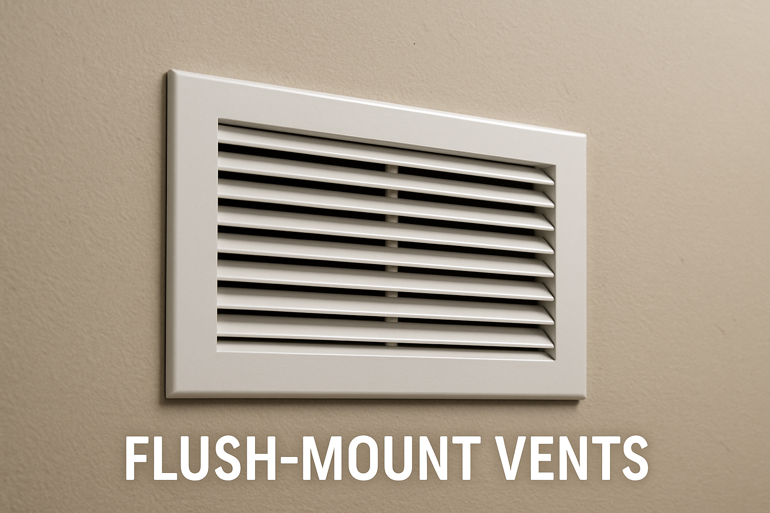 Practical Considerations for Installing Flush-Mount Vents