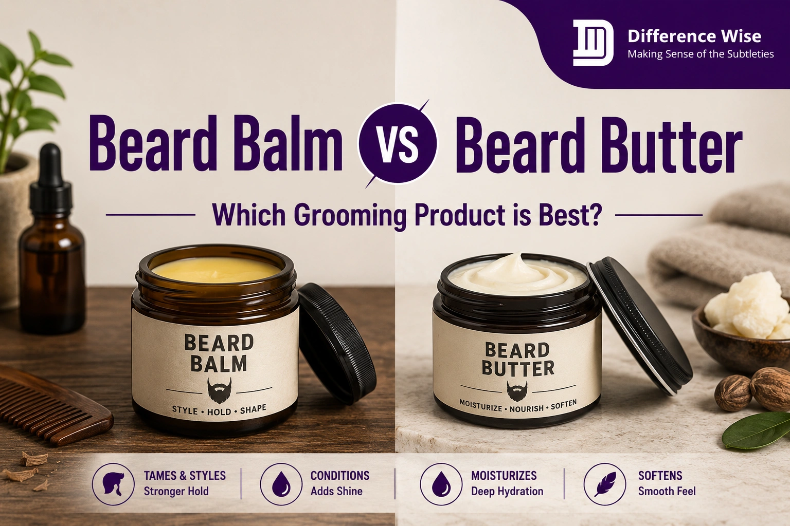 Beard Balm vs Beard Butter