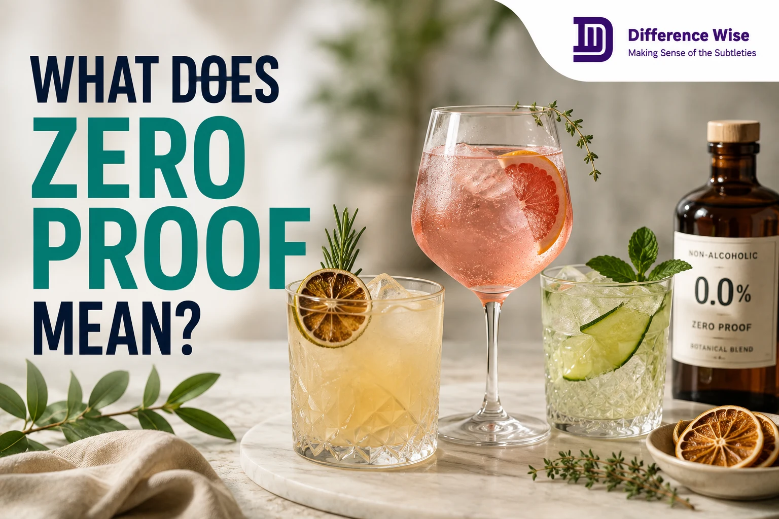 What Does Zero Proof Mean