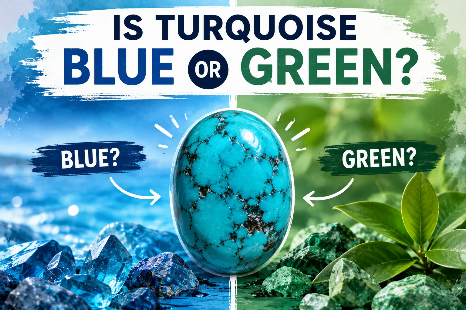 is turquoise blue or green explained