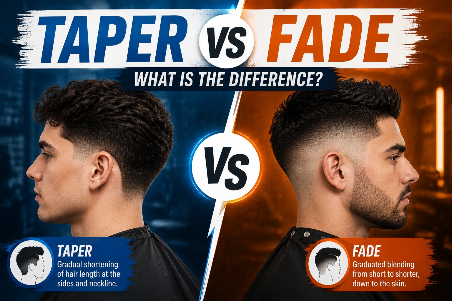 taper vs fade