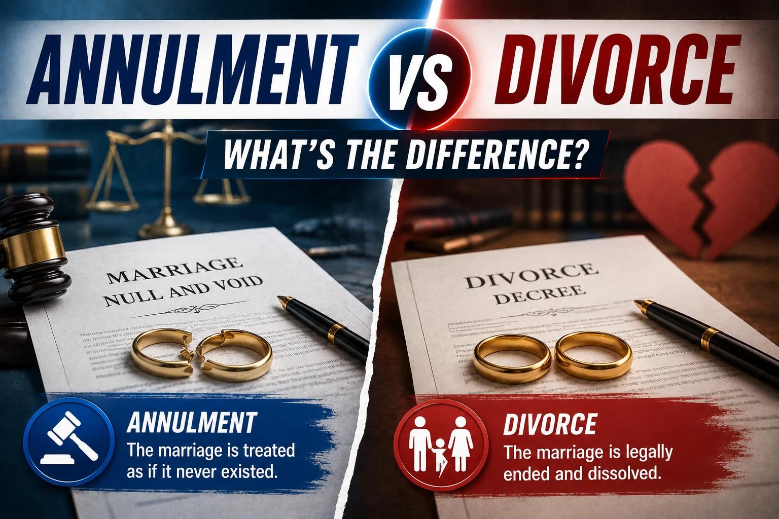 annulment vs divorce