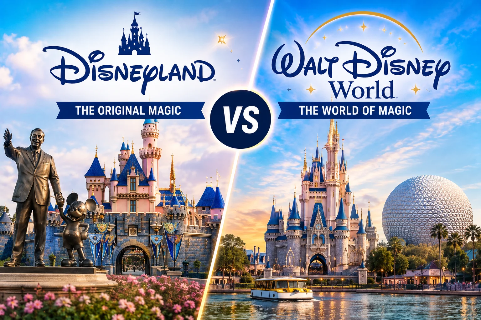 disneyland vs disney world differences