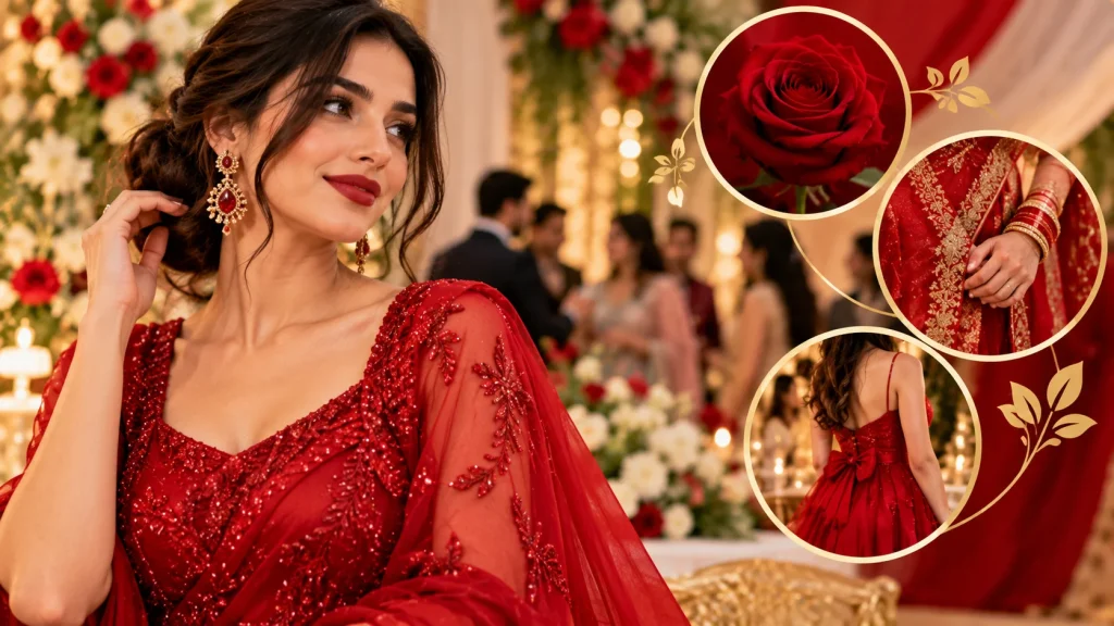 meaning of wearing red at weddings explained