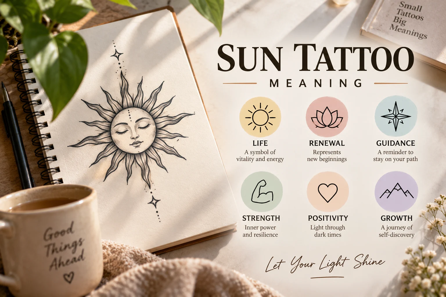 sun tattoo meaning explained
