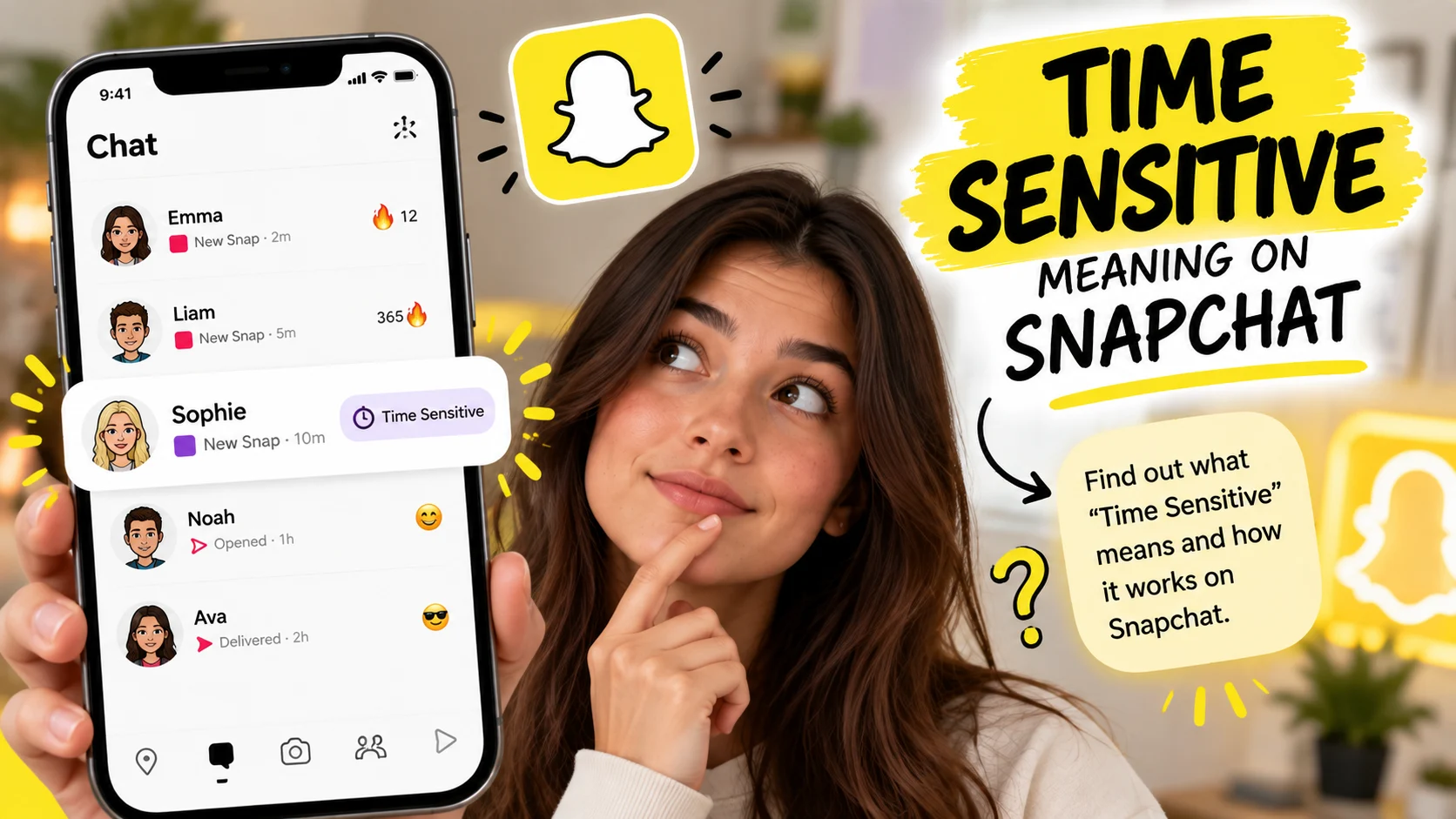 time sensitive meaning snapchat